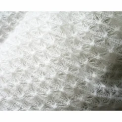 Zarte Brautstola aus Mohair ivory, Hochzeitsschal elfenbeinweiß, Lace-Tuch  für die Braut, Umschlagtuch Hochzeit