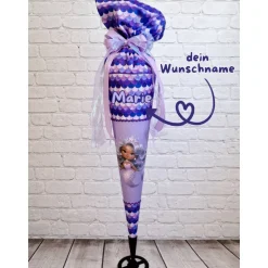 Zauberhafte Meerjungfrau Schultüte (70 cm) – personalisierbar mit Namen