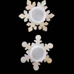 Zauberhafte Schneeflocken-Teelichthalter für Ihre Winterdekoration