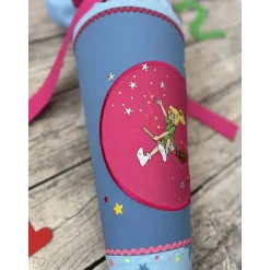 zauberhafte Schultüte aus Stoff mit Sternen und Bibi Blocksberg Motiv