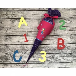 zauberhafte Schultüte Blumen Fee und Perlen