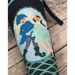 zauberhafte Schultüte mit Elfen Dunkelblau Türkis-mint