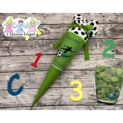 zauberhafte Schultüte Zuckertüte aus Stoff UNIKAT nach WUNSCH