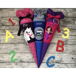 zauberhafte Schultüte Zuckertüte UNIKAT nach WUNSCH Exclusiv