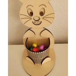 Zauberhafter Osterhase aus Holz – die perfekte Deko & Geschenkidee!