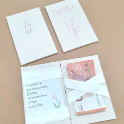 Zaubermappe Geldgeschenk – Magische Verpackung zum Geburtstag, Für dich, Statt Blumen