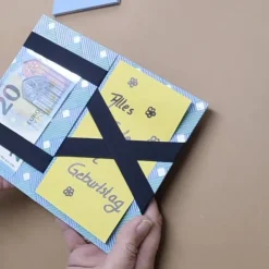 Zaubermappe Geldgeschenk – Magische Verpackung zum Geburtstag, Für dich, Statt Blumen