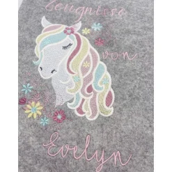 Zeugnishülle mit Pferd Filzeinband Geschenk Schulanfang personalisiert verschiedene Motive Mädchen
