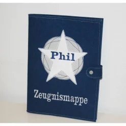 Zeugnismappe aus Filz