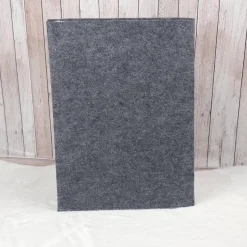 Zeugnismappe aus Filz | personalisierbar | Zeugnishülle Elefant grau | Organizer Schule