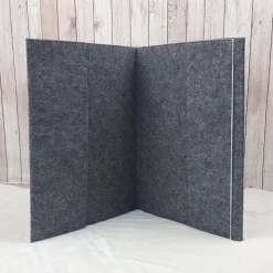 Zeugnismappe aus Filz | personalisierbar | Zeugnishülle Traktor grau | Organizer Schule