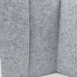 Zeugnismappe aus Filz | Zeugnishülle T-Rex hellgrau | Organizer Schule