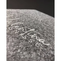 Zeugnismappe aus Filz *Blume* | personalisiert mit Namen und Farbe