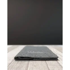 Zeugnismappe aus Filz *Blume* | personalisiert mit Namen und Farbe