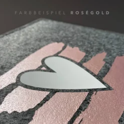 Zeugnismappe aus Filz *Herz* | personalisiert mit Namen und Farbe