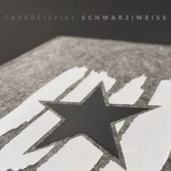 Zeugnismappe aus Filz *Klecks* | personalisiert mit Namen und Farbe