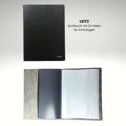 Zeugnismappe Ballerina personalisierte Dokumentenmappe Filz Sichtbuch