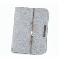 Zeugnismappe Dokumentenordner PERSONALISIERBAR  dunkel grau Filz Leder Geschenk Schule Ausbildung Studium Klarsichthülle