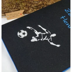 Zeugnismappe für Fußballer - tolles Einschulungsgeschenk für Jungs