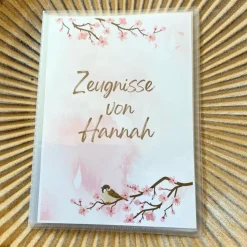 Zeugnismappe  Personalisierte  Zeugnismappe Ein einzigartiges Geschenk für Erstklässler