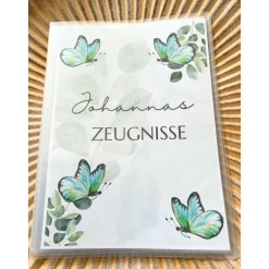 Zeugnismappe  Personalisierte  Zeugnismappe Ein einzigartiges Geschenk für Erstklässler