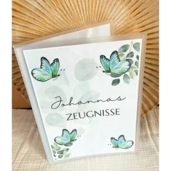 Zeugnismappe  Personalisierte  Zeugnismappe Ein einzigartiges Geschenk für Erstklässler