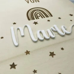 Zeugnismappe personalisiert aus Holz | Geschenk zum Schulstart | Zeugnisordner mit Namen | Einschulungsgeschenk