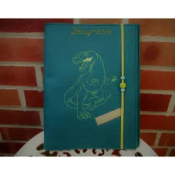 Zeugnissmappe / Zeugnisshülle aus Filz 