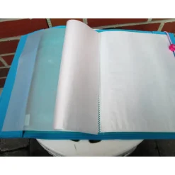 Zeugnissmappe / Zeugnisshülle aus Filz "Fussballspieler"