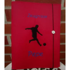 Zeugnissmappe / Zeugnisshülle aus Filz 