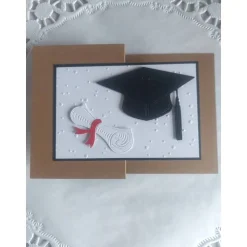 Z-Fold Karte zur Promotion, zum Bachelor, Master, Abitur, Examen