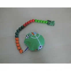 Zählhilfe Fußballer Rechenkette für Schulanfang Schultüte – Rechenhilfe mit Holzperlen individuell