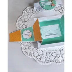 Zickzack Flip-Box Geldgeschenk für den Ruhestand – Handgemachte Geschenkbox