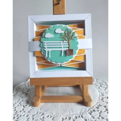 Zickzack Flip-Box Geldgeschenk für den Ruhestand – Handgemachte Geschenkbox