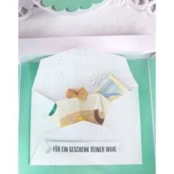 Zickzack Flip-Box Geldgeschenk für den Ruhestand – Handgemachte Geschenkbox