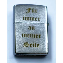Zippo Feuerzeug oder Sturmfeuerzeug mit Gravur,personalisiertes Geschenk,Witterungsbeständig,weltbekannt Männer Geschenk