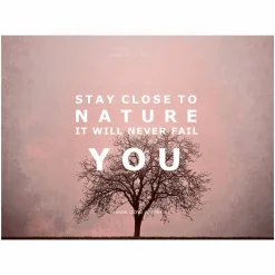 Zitat und Kunst-Druck 