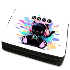 Zocker-Mieze Federmäppchen inkl. Inhalt mit Name / personalisierbar