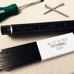 Zollstock/Meterstab "Willst Du mein Patenonkel sein?", Geburt/Taufe/Paten