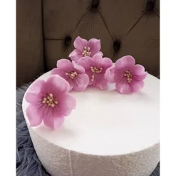 Zuckerblumen , Fondant Blumen, Zuckerfiguren, Tortendekoration, Geburtstag