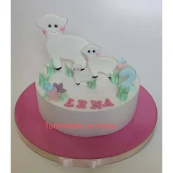 Zuckerfigur Tortenbild Tortendeko  Schaf Familie