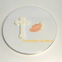 Zuckerfigur Tortenbild Tortendeko Taufdeko