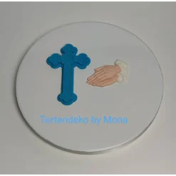 Zuckerfigur Tortenbild Tortendeko Taufdeko