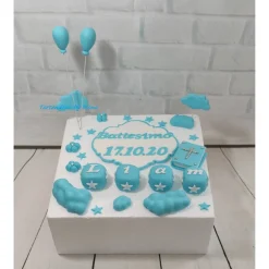 Zuckerfigur Tortenbild Tortendeko Tortendekoration Taufdeko