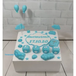 Zuckerfigur Tortenbild Tortendeko Tortendekoration Taufdeko