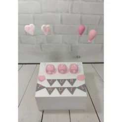 Zuckerfigur Tortenbild Tortendeko Tortendekoration Taufdeko