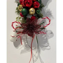 Zuckerstangen Weihnachtsdeko Weihnachtskranz Türschmuck Türdeko Türkranz