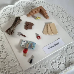 Zum Hausbau ein Geldgeschenk für Häuslebauer oder Geschenk zum Umbau und Umzug für Haus, Wohnung oder Zimmer verpacken