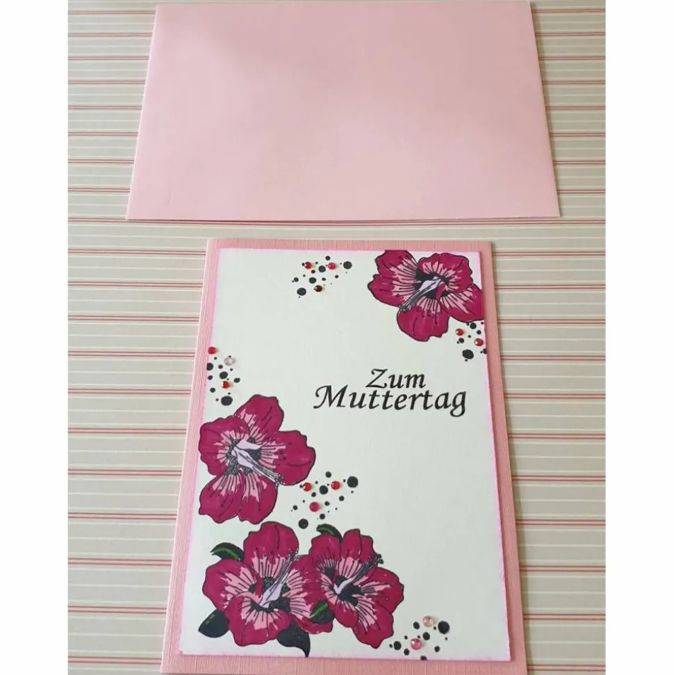 Zum Muttertag - Gratulationskarte