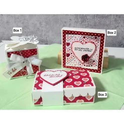 Zum Valentinstag, oder einfach mal so, kleine Präsentschachtel, Aufmerksamkeiten, Liebe, Stampin up